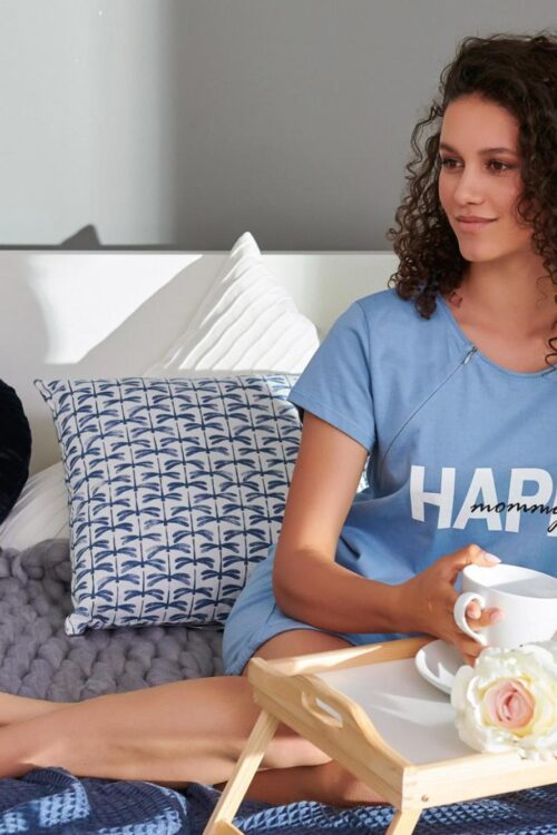 Doctor Nap TCB  9504 koszula dla mam karmiących kol.flow