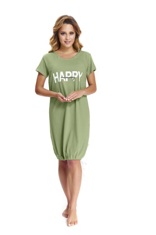 Doctor Nap  TCB  9504 koszula dla mam karmiących kol.green