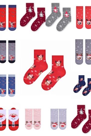 Skarpety Steven dziecięce świąteczne rozmiary od 11 do 34  model 014 i 138