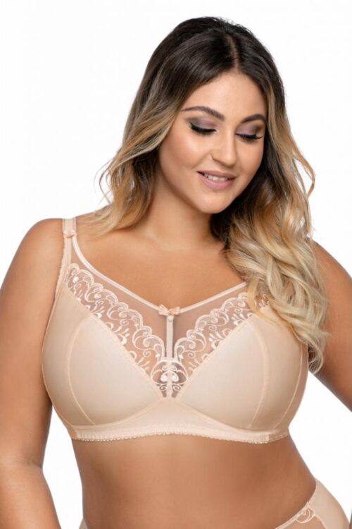 Ava 1691 biustonosz bez fiszbin beż ostatnie sztuki 75G, H , 80H