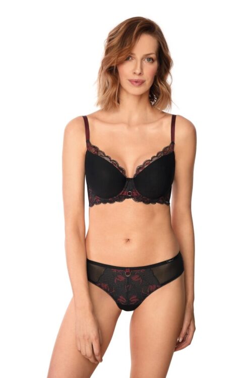 Nipplex Xiana BP 37 push-up czarny bordo